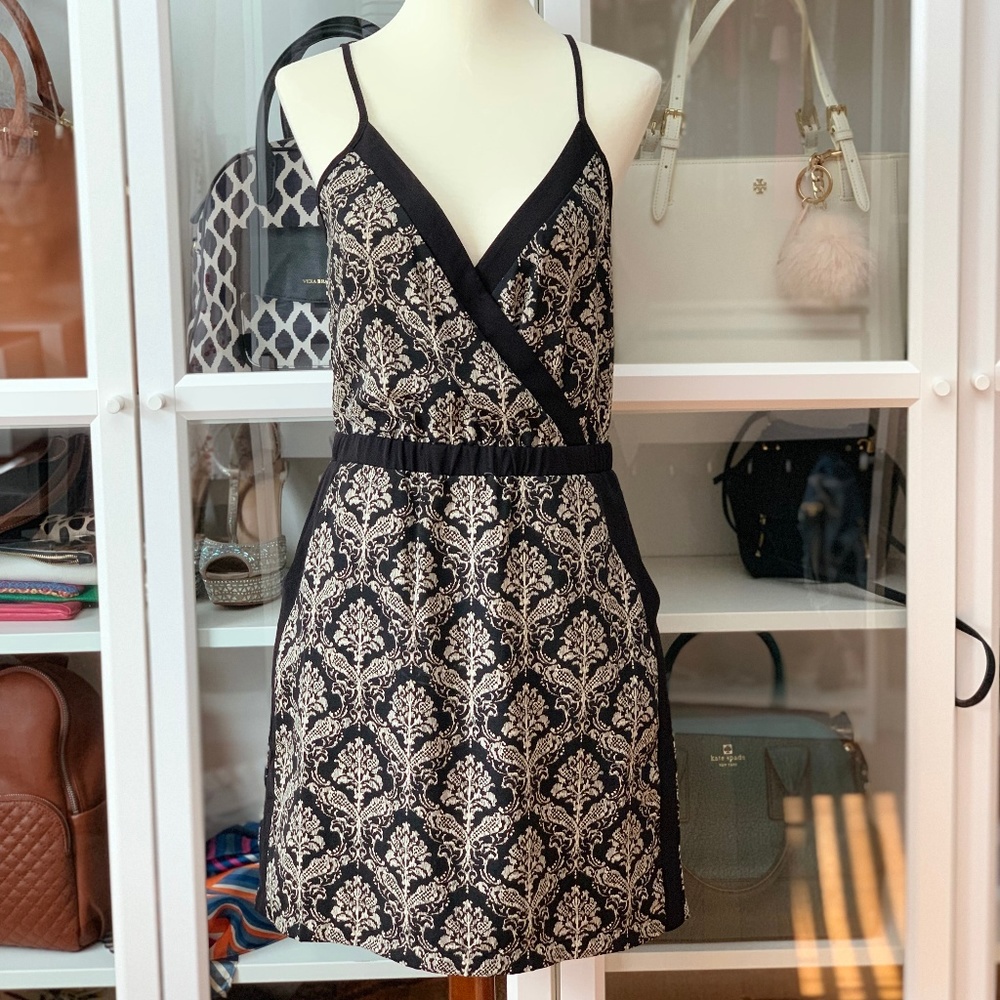 Gorgeous Damask Print Dress
